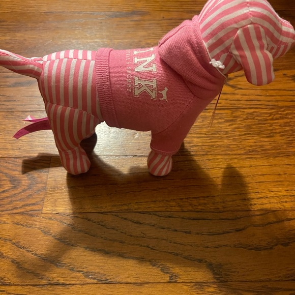 PINK Victoria's Secret Striped Dog Toy - Pink and White 2006 - Picture 4 of 6
